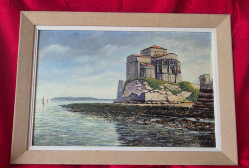 Huile sur panneau - huile,