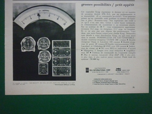 1960 pub king radio ifr - 1960's,