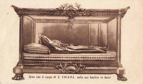 Ancienne image pieuse urna con - urna,