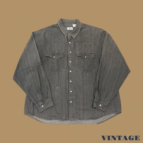 Chemise jean vintage - vintage, john