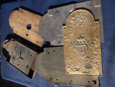 Ancienne PORTE DE TABERNACLE SERRURE église Religieux Collection