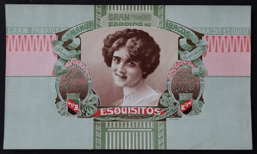 Old label cigar box - old,