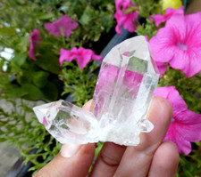 Beautiful Natural Rock Crystal Quartz 5x4.5cm - Minerals Stone Care Collection