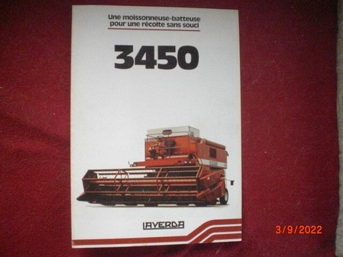 Laverda 3450 combine - 3450, harvester