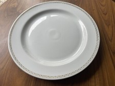 Plat Scherzer Blanc Motifs Dorés 31 Cm De Diamètre Porcelaine Bavaria