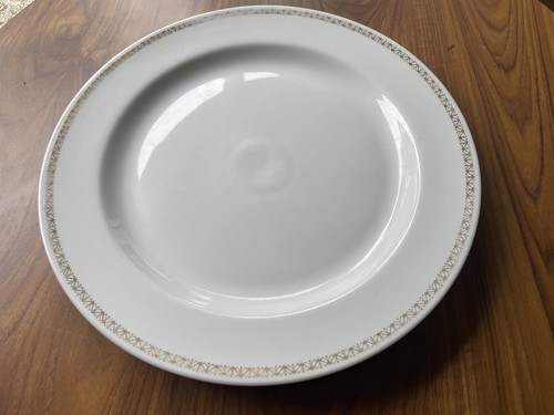 Plat scherzer blanc motifs - plat,