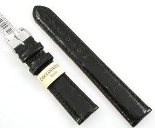 Sangle MORELLATO Band Montre Vrai Cuir De Crocodile Brésil Noir
