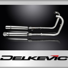 Kawasaki W650 99-06 W800 11-16 Echappement Silencieux 410mm Coupe Oblique Inox