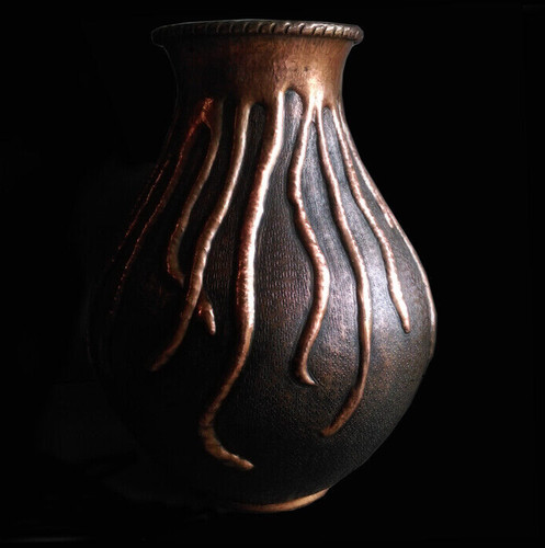 Grand vase dinanderie - grand,