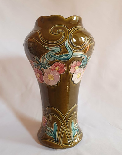 Vase barbotine gustave de - en,
