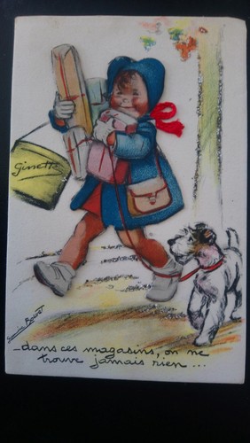 Cpa illustrateur germaine - cpa,