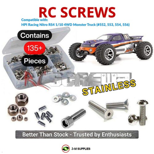 Rcscrewz stainless screw kit - screw,