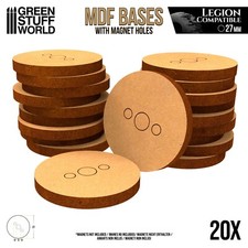 Socles ROND 27mm en MDF - STAR