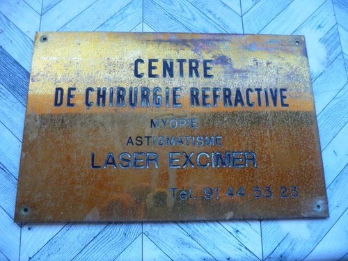 Plaque metier centre - centre, de