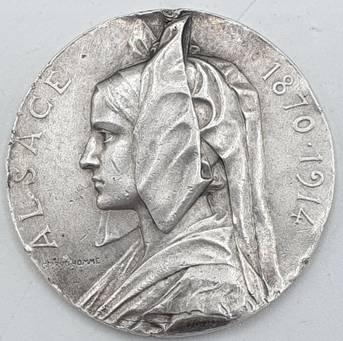 Médaille alsace - (argent),