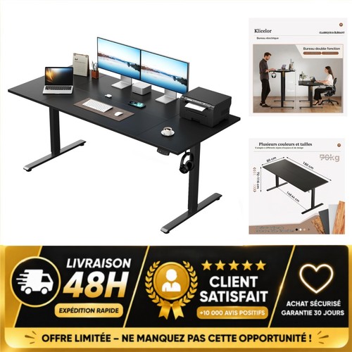 Bureau électrique réglable
