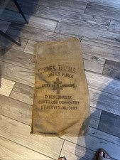 Ancien sac en toile de jute