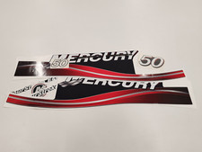 Kit autocollants remplacement Mercury 50 FourStroke (2005–07)–moteur hors-bord