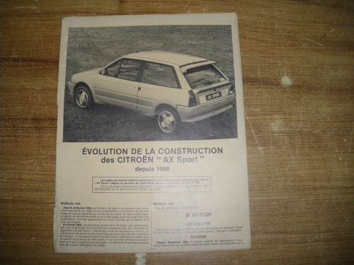 Revue technique évolution - revue,