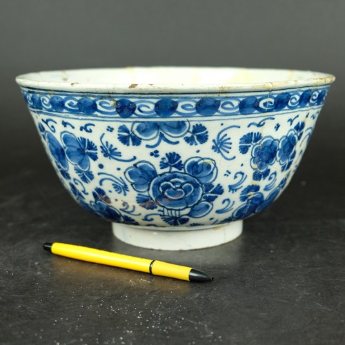 Grand bol bleu - , hollandais
