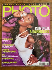 PHOTO n° 378 Avril 2001 - Cover Naomi CAMPBELL GAINSBOURG Edward STEICHEN
