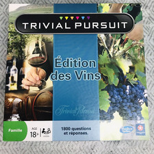 Trivial pursuit edition des vins Jeu De Société 18 + hasbro 2 à  6 joueurs