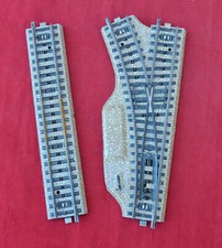Old West Germany Marklin HO 5122 L track switch Straight Track 5106 1/1 SET