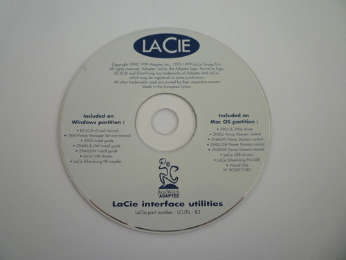 Lacie interface utilities - cd,