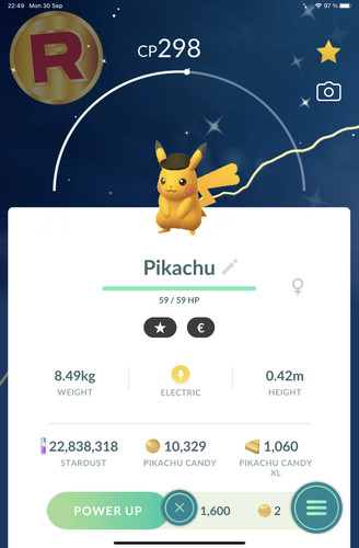 Shiny pikachu safari - safari, cap