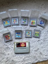 Lot de 10 Jeux Vidéo Nintendo Game Boy et Super Nintendo