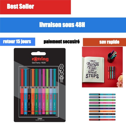 Rotring stylos feutres pointe - stylos-feutres,