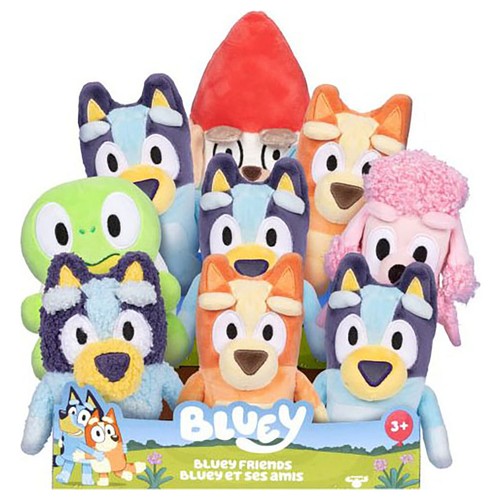 Bluey peluche assortie bleu - assortie,