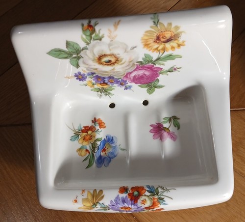 Porcelaine porte savon mural - porcelaine,