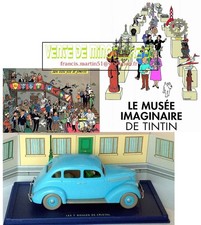 Tintin voiture Atlas No 25 - Taxi bleu - Les 7 boules  + Kdo 1 affiche au choix