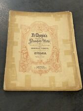 Livre Partition Musique ancien Fr Chopin’s Sammtliche Pianoforte Werke