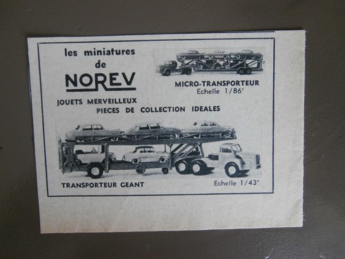 Publicité norev - publicité, &
