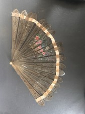 Éventail 19ème ajouré en