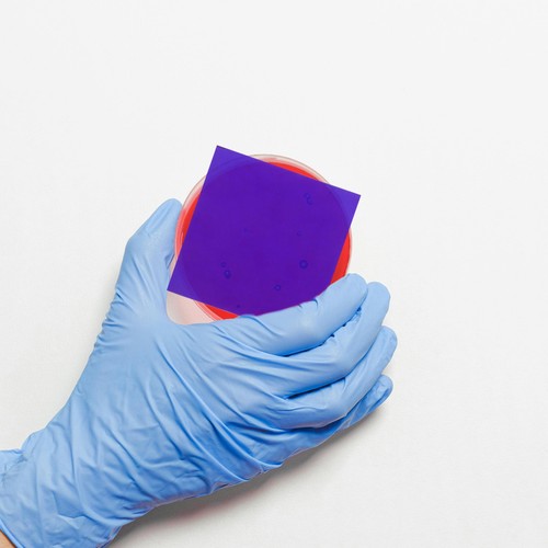 Feuille verre cobalt - feuille, au