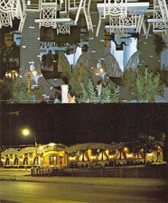 1977 NY Flushing The Palace Diner Restaurant Int Ext Business Card 2.25x3.5 #16