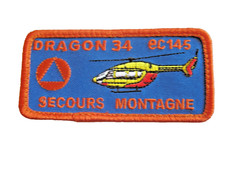 CIVIL SECURITY PATCH DRAGON HELICOPTER 34 EC145 MOUNTAIN RESCUE