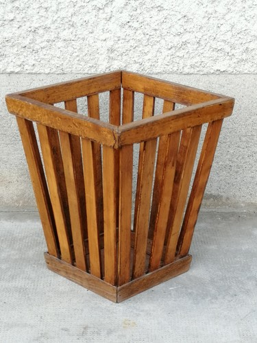 Ancienne corbeille papier - ancienne,