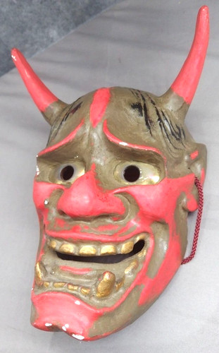 Masque tête démon - masque, de