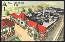 CPA Spa, Spa-Monopole, Fabrikhalle, vue intérieure, Passepartout 1963 