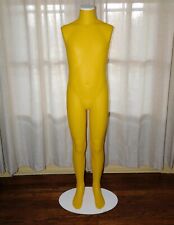 Teen Pre-Teen Child Unisex Plastic Molded Mannequin with Base Sturdy 49" Tall