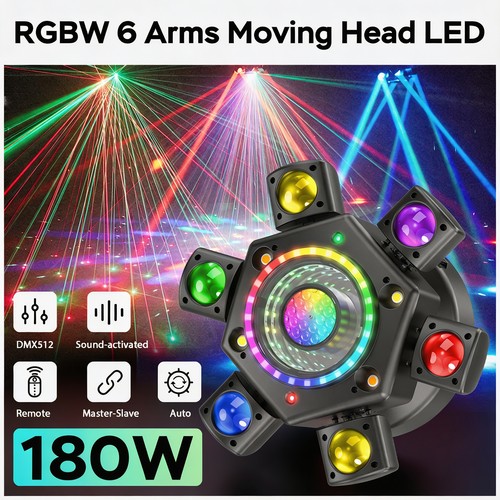 180w tête mobile - tête, rgbw
