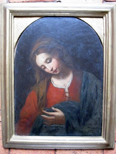 Huile sur ardoise tableau