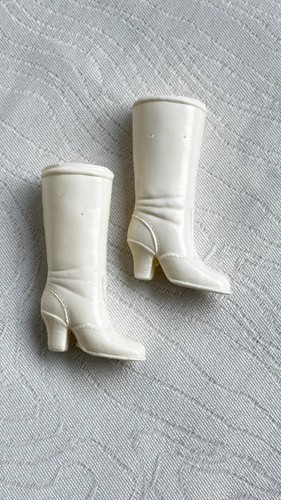 Paire bottes blanches - blanches, pour