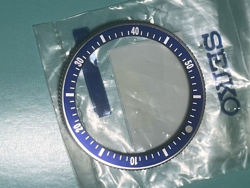 Seiko sports bleu - 5, lunette