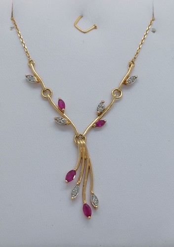 Magnifique collier jaune - collier, en