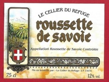 109-40 Etiquette Vin ROUSSETTE